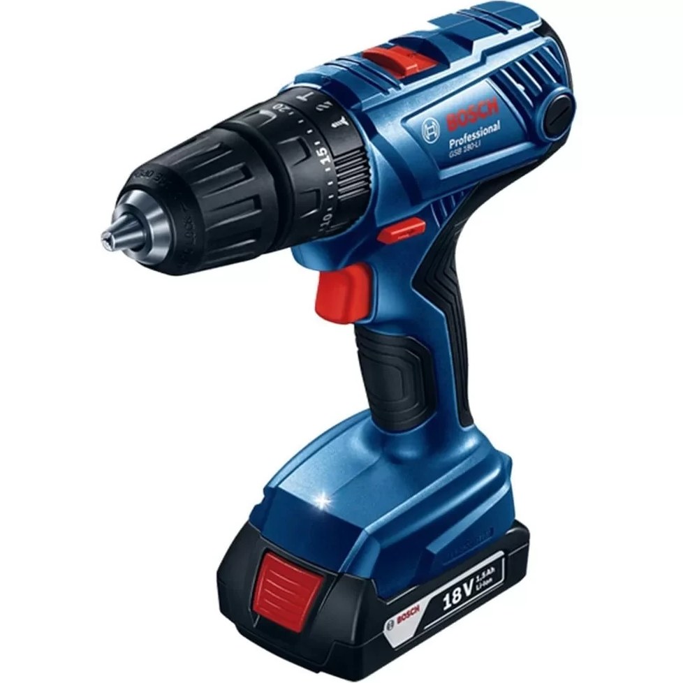 دریل پیچ گوشتی چکشی شارژی بوش GSB 180-LI